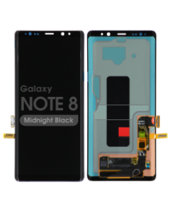 Refurbished - OLED Screen and Digitizer Assembly for Samsung Galaxy Note 8 (N950) (No Frame) (Midnight Black)