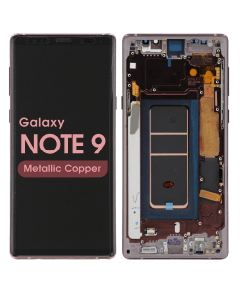 Aftermarket - OLED Screen and Digitizer Assembly w/ Frame for Samsung Galaxy Note 9 (N960) (Metallic Copper)