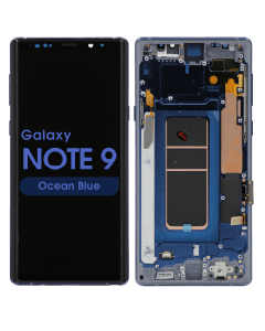 Aftermarket - OLED Screen and Digitizer Assembly w/ Frame for Samsung Galaxy Note 9 (N960) (Ocean Blue)