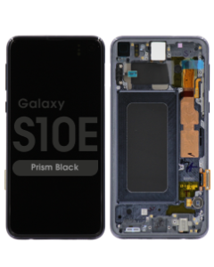 Service Pack - OLED Screen and Digitizer Assembly w/ Frame for Samsung Galaxy S10e (G970) (Prism Black)