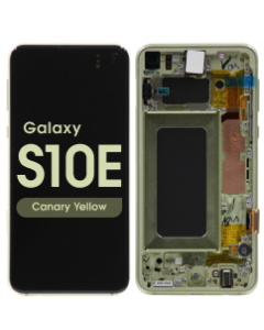 Service Pack - OLED Screen and Digitizer Assembly w/ Frame for Samsung Galaxy S10e (G970) (Canary Yellow)