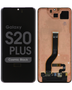 Refurbished - OLED Screen and Digitizer Assembly for Samsung Galaxy S20 Plus (G985) (No Frame) (Cosmic Black)