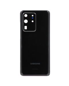OEM Pull - Back Cover w/ Camera Lens for Samsung Galaxy S20 Ultra (G988) (Cosmic Black)