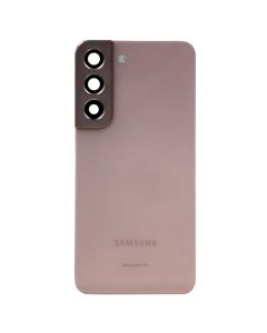 OEM Pull - Back Cover w/ Camera Lens for Samsung Galaxy S22 5G (S901) (Pink Gold)