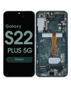 OEM Pull - OLED Screen and Digitizer Assembly w/ Frame for Samsung Galaxy S22 Plus 5G (S906) (Grade B) (Green)