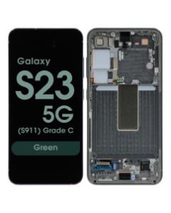 OEM Pull - OLED Screen and Digitizer Assembly w/ Frame for Samsung Galaxy S23 5G (S911) (Grade B) (Green)