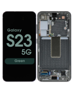 Service Pack - OLED Screen and Digitizer Assembly w/ Frame for Samsung Galaxy S23 5G (S911) (US / International Version) (Green)