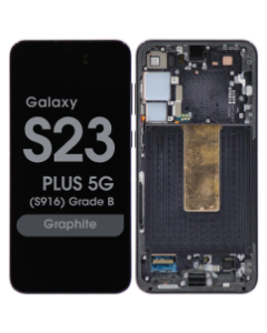 OEM Pull - OLED Screen and Digitizer Assembly w/ Frame for Samsung Galaxy S23 Plus 5G (S916) (Grade B) (Graphite)