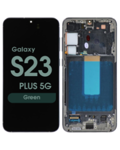 Refurbished - OLED Screen and Digitizer Assembly w/ Frame for Samsung Galaxy S23 Plus 5G (S916) (US / International Version) (Green)