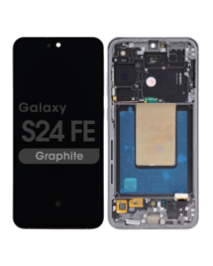 Refurbished - OLED Screen and Digitizer Assembly w/ Frame for Samsung Galaxy S24 FE (S721) (US / International Version) (Graphite)