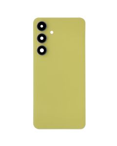 Back Cover w/ Adhesive / Camera Lens for Samsung Galaxy S24 FE (S721) (No Logo) (Yellow)