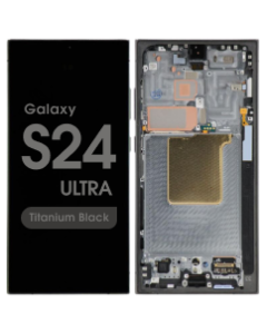 Service Pack - OLED Screen and Digitizer Assembly w/ Frame for Samsung Galaxy S24 Ultra (S928) (US / International Version) (Titanium Black)