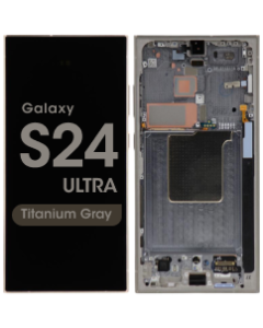 Service Pack - OLED Screen and Digitizer Assembly w/ Frame for Samsung Galaxy S24 Ultra (S928) (US / International Version) (Titanium Gray)