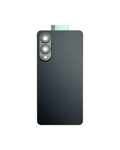 Back Cover w/ Adhesive / Camera Lens for Samsung Galaxy S25 Edge (S937) (Titanium JetBlack) - Injured Gadgets