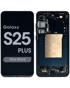 Aftermarket - Soft OLED Screen and Digitizer Assembly w/ Frame for Samsung Galaxy S25 Plus (S936) (US / International Version) (Blue Black)