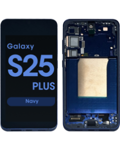 Aftermarket - Soft OLED Screen and Digitizer Assembly w/ Frame for Samsung Galaxy S25 Plus (S936) (US / International Version) (Navy)