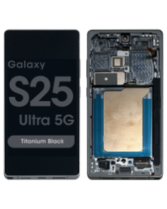 Aftermarket - Soft OLED Screen and Digitizer Assembly w/ Frame for Samsung Galaxy S25 Ultra (S938) (US / International Version) (Titanium Black / Titanium Gray / Titanium Jade Green / Titanium Pink Gold)
