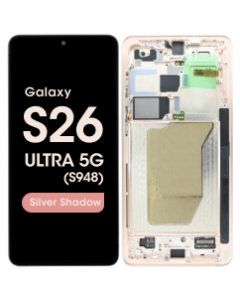 Refurbished - OLED Screen and Digitizer Assembly w/ Frame for Samsung Galaxy S26 Ultra 5G (S948) (US International) (Pink Gold)