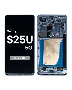 Refurbished - OLED Screen and Digitizer Assembly w/ Frame for Samsung Galaxy S26 Ultra 5G (S948) (US / International) (Sky Blue) - Injured Gadgets