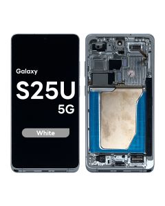 Refurbished - OLED Screen and Digitizer Assembly w/ Frame for Samsung Galaxy S26 Ultra 5G (S948) (US / International) (White) - Injured Gadgets
