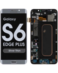 Refurbished - OLED Screen and Digitizer Assembly w/ Frame for Samsung Galaxy S6 Edge Plus (G928) (Silver Titan)