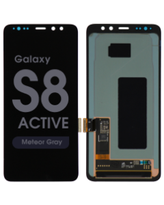 Refurbished - OLED Screen and Digitizer Assembly for Samsung Galaxy S8 Active (G892) (No Frame) (Meteor Gray)
