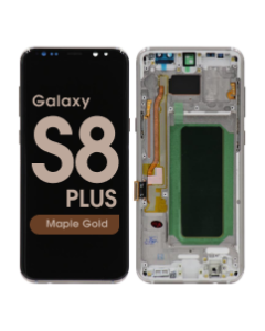 Aftermarket - OLED Screen and Digitizer Assembly w/ Frame for Samsung Galaxy S8 Plus (G955) (Maple Gold)
