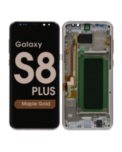 Refurbished - OLED Screen and Digitizer Assembly w/ Frame for Samsung Galaxy S8 Plus (G955) (Maple Gold)