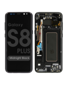 Service Pack - OLED Screen and Digitizer Assembly w/ Frame for Samsung Galaxy S8 Plus (G955) (Midnight Black)