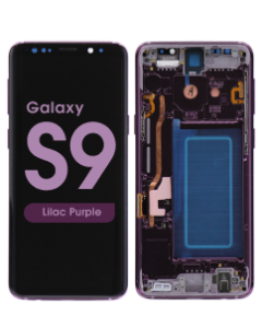 Refurbished - OLED Screen and Digitizer Assembly w/ Frame for Samsung Galaxy S9 (G960) (Lilac Purple)