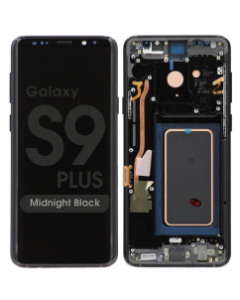 Aftermarket - OLED Screen and Digitizer Assembly w/ Frame for Samsung Galaxy S9 Plus (G965) (Midnight Black)