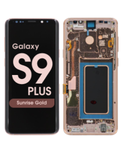 Aftermarket - OLED Screen and Digitizer Assembly w/ Frame for Samsung Galaxy S9 Plus (G965) (Sunrise Gold)