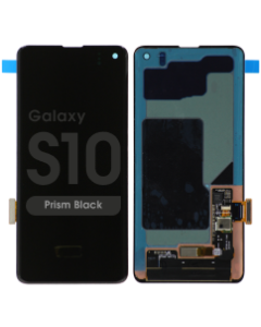 Refurbished - OLED Screen and Digitizer Assembly for Samsung Galaxy S10 (G973) (No Frame) (Prism Black)