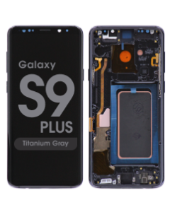 Refurbished - OLED Screen and Digitizer Assembly w/ Frame for Samsung Galaxy S9 Plus (G965) (Titanium Gray)