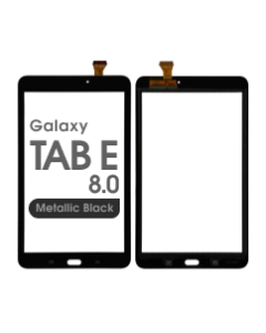 Glass and Digitizer Touch Panel for Samsung Galaxy Tab E 8.0 (T377) (Metallic Black)