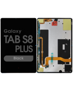 Refurbished - OLED Screen and Digitizer Assembly for Samsung Galaxy Tab S8 Plus (X800 / X806 - 2022) (No Frame) (Black)