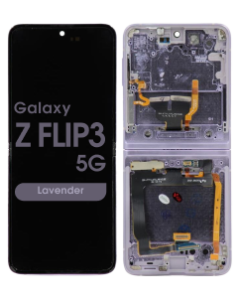 Refurbished - OLED Assembly w/ Digitizer for Samsung Galaxy Z Flip 3 5G (F711) (Lavender)