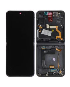 Service Pack - OLED Screen and Digitizer Assembly w/ Frame for Samsung Galaxy Z Flip 4 (F721) (US Version) (Graphite)