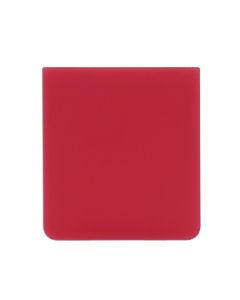 Bottom Back Cover w/ Adhesive for Samsung Galaxy Z Flip7 5G (F766) (No Logo) (Coralred)