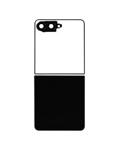 Back Cover w/ Camera Lens for Samsung Galaxy Z Flip7 5G (F766) (No Logo) (Jetblack)