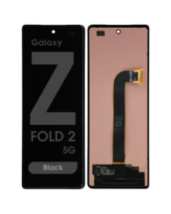 Premium - OLED Screen and Digitizer Assembly for Samsung Galaxy Z Fold 2 5G (F916B) (Secondary Screen) (No Frame) (Black)