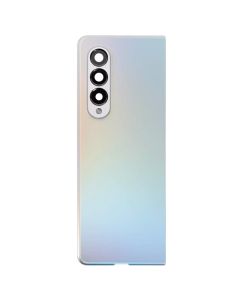 OEM Pull - Back Cover w/ Camera Lens for Samsung Galaxy Z Fold 3 5G (F926) (Phantom Silver)