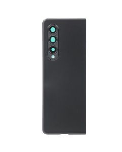 OEM Pull - Back Cover w/ Camera Lens for Samsung Galaxy Z Fold 3 5G (F926) (Phantom Black)