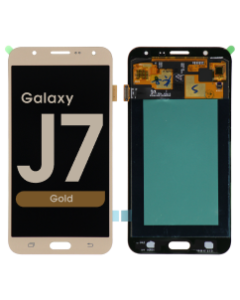 LCD Screen and Digitizer Assembly for Samsung Galaxy J7 (J700) (No Frame) (Gold)