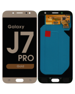 LCD Screen and Digitizer Assembly for Samsung Galaxy J7 Pro (J730) (No Frame) (Gold)