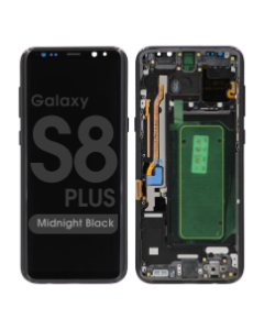 Refurbished - OLED Screen and Digitizer Assembly w/ Frame for Samsung Galaxy S8 Plus (G955) (Midnight Black)