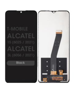 Refurbished - LCD Assembly for T-Mobile Alcatel 1S (6025 / 2021) / Alcatel 3L (6056 / 2021) (No Frame) (Black)