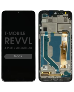 Refurbished - LCD Assembly w/ Frame for T-Mobile Revvl 4 Plus (5062 / 2020) / Alcatel 3X (5061 / 2020) (Black)