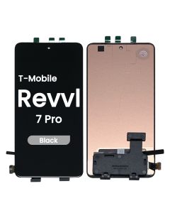 Refurbished - OLED Screen and Digitizer Assembly for T-Mobile Revvl 7 Pro (No Frame) (Black)