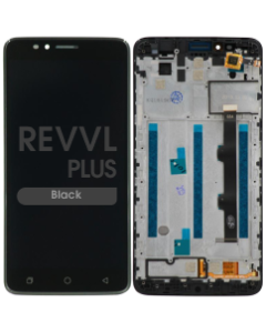 Refurbished - LCD Screen and Digitizer Assembly w/ Frame for T-Mobile REVVL Plus (C3701A) (Black)